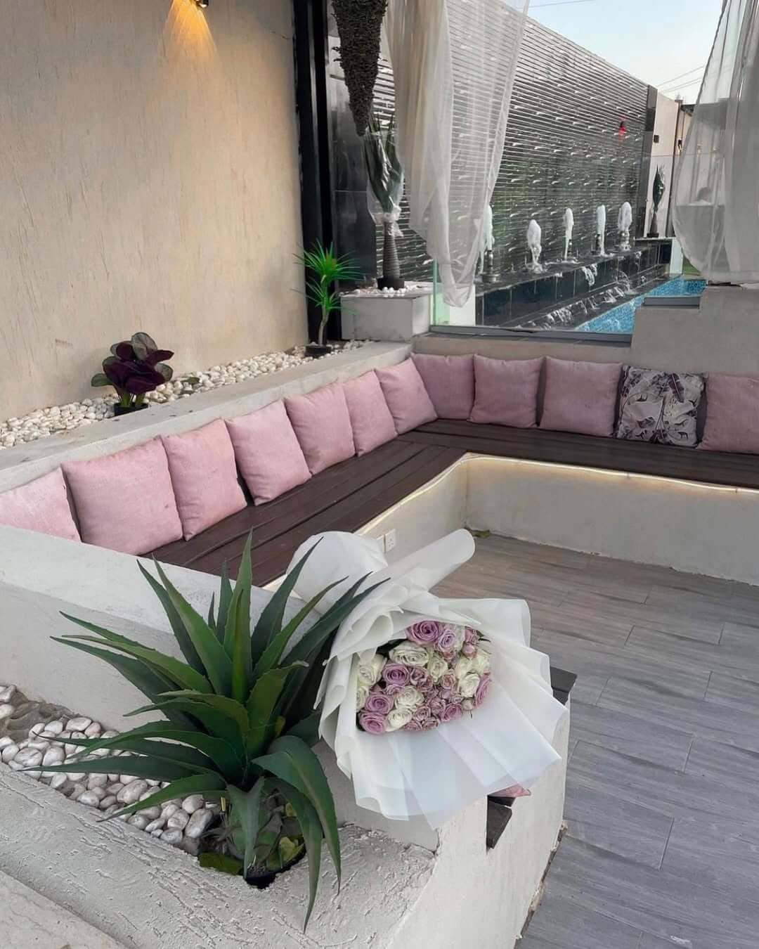 جلسات خارجية في شاليه أرتوين جنوب جدة مناسبة للعائلات